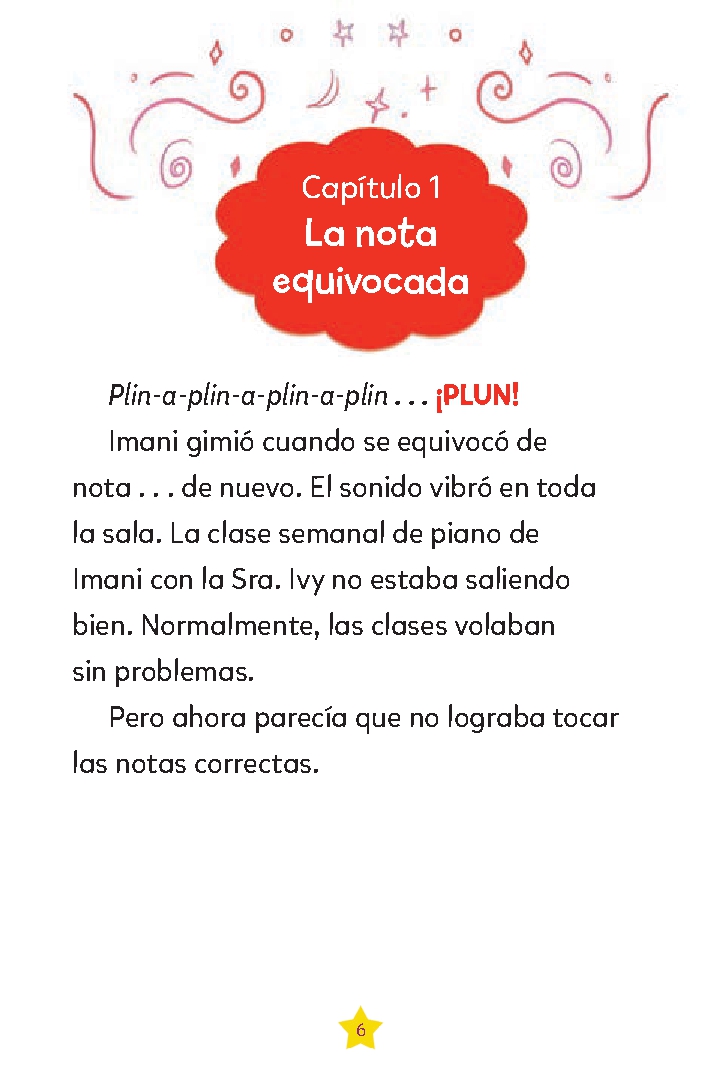 Imani encuentra las notas correctas (Imani Finds the Right Notes)