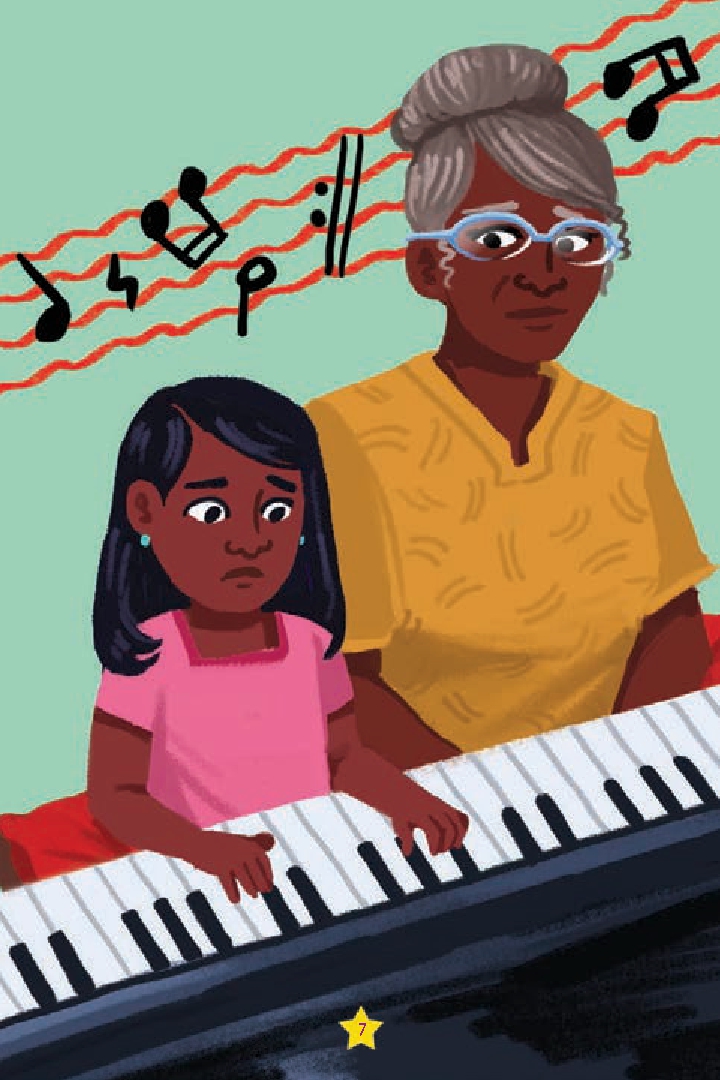 Imani encuentra las notas correctas (Imani Finds the Right Notes)