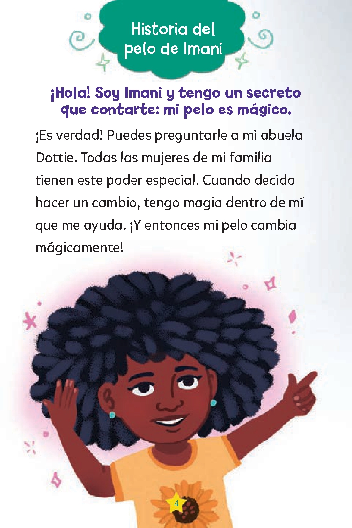 Imani y su gran experimento para el pelo (Imani and the Great Hair Experiment)