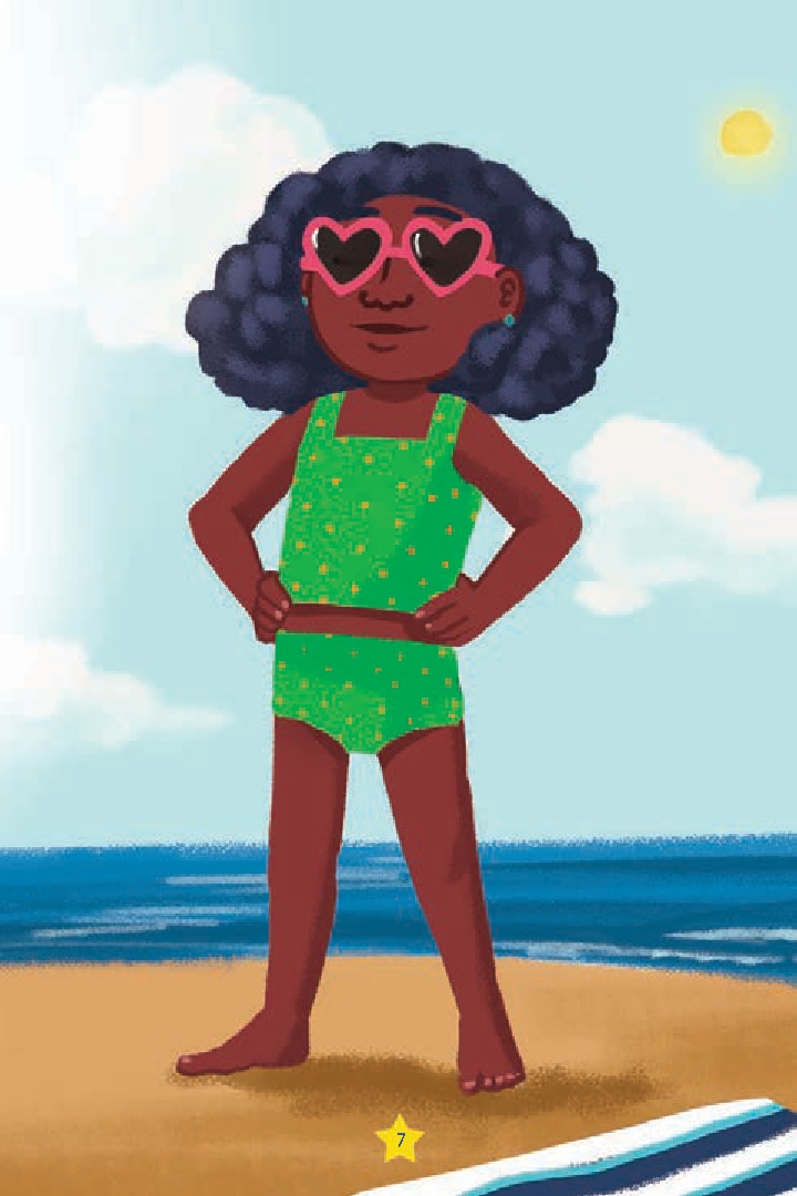 Imani at the Beach