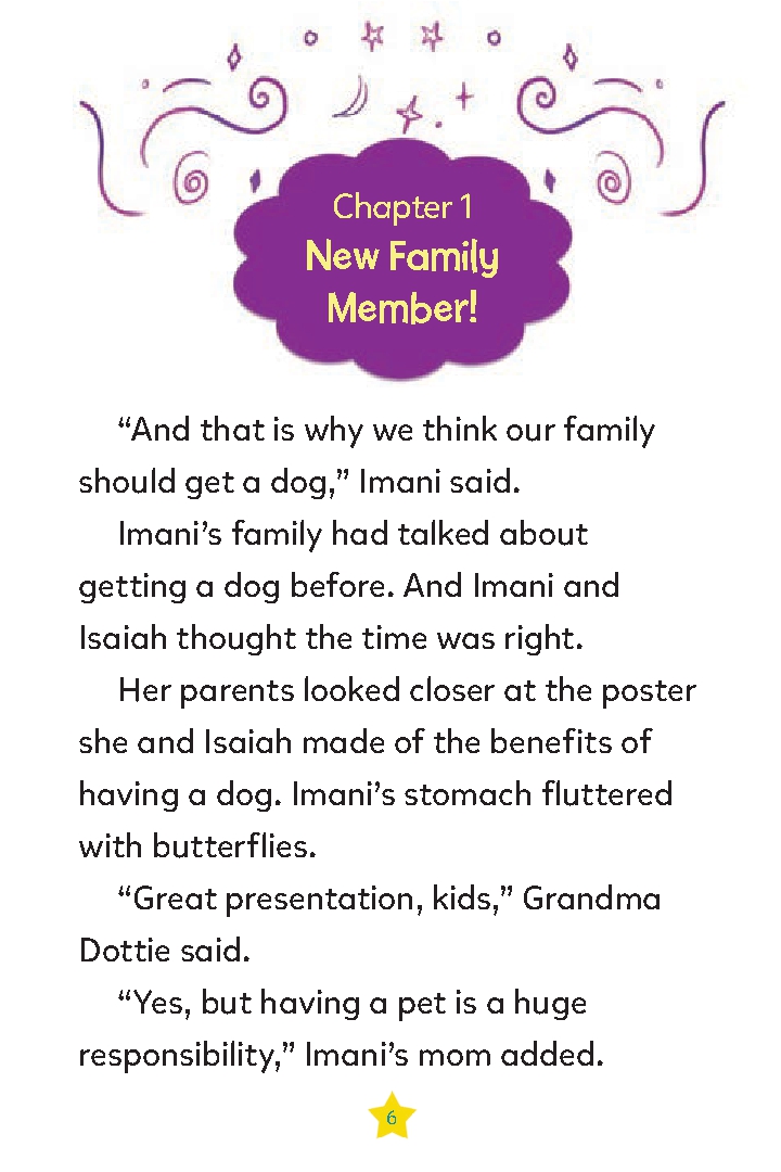 Imani's New Dog