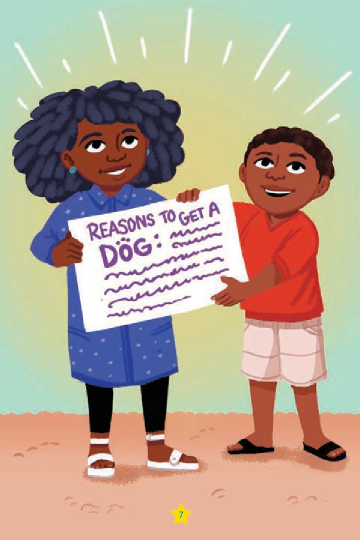 Imani's New Dog