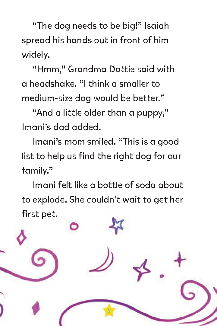 Imani's New Dog