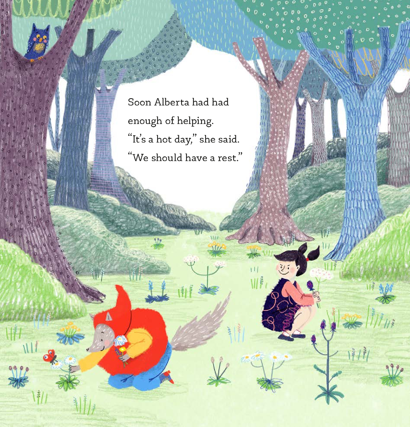 Alberta and Little Red Riding Wolf