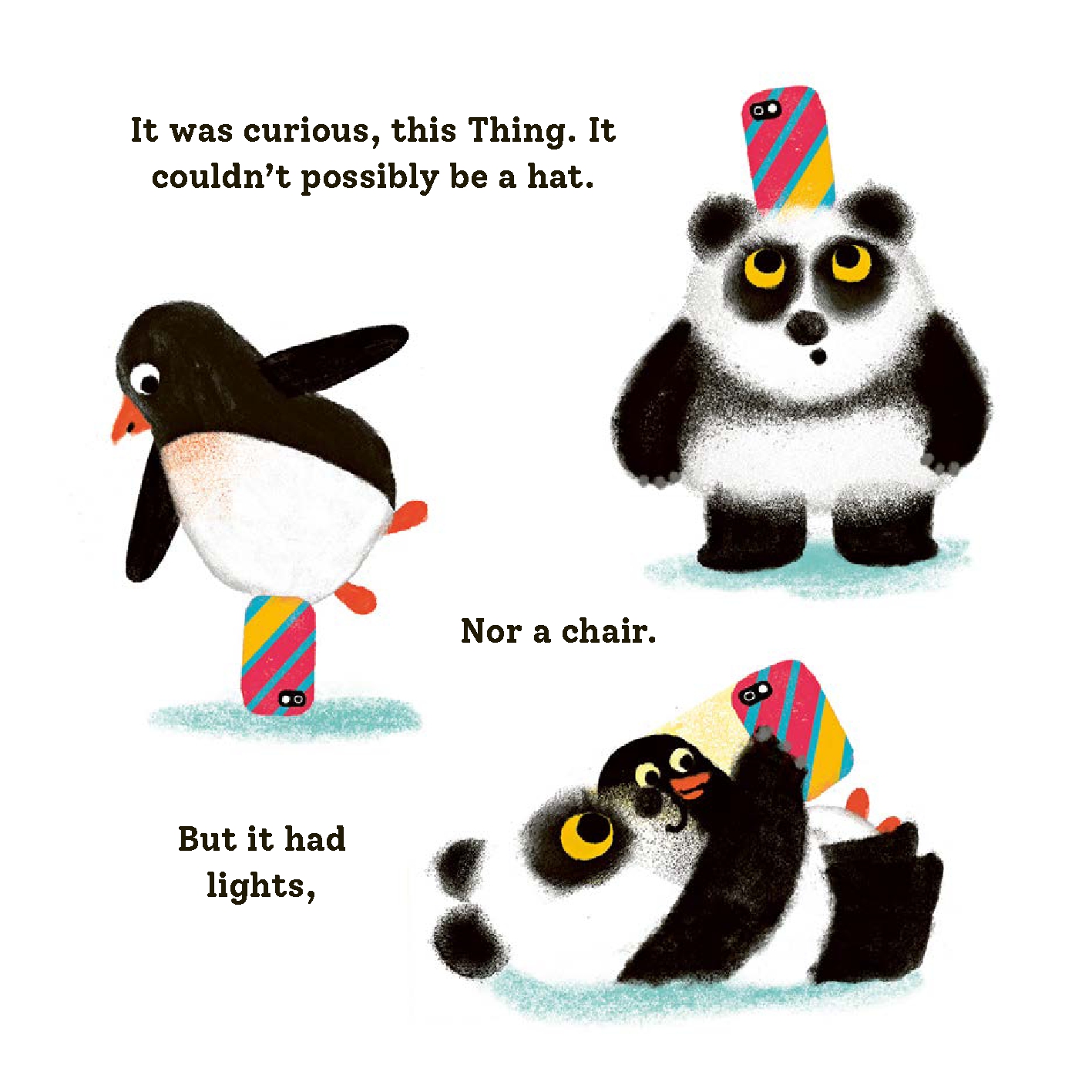 Panda and Penguin Find a Thing