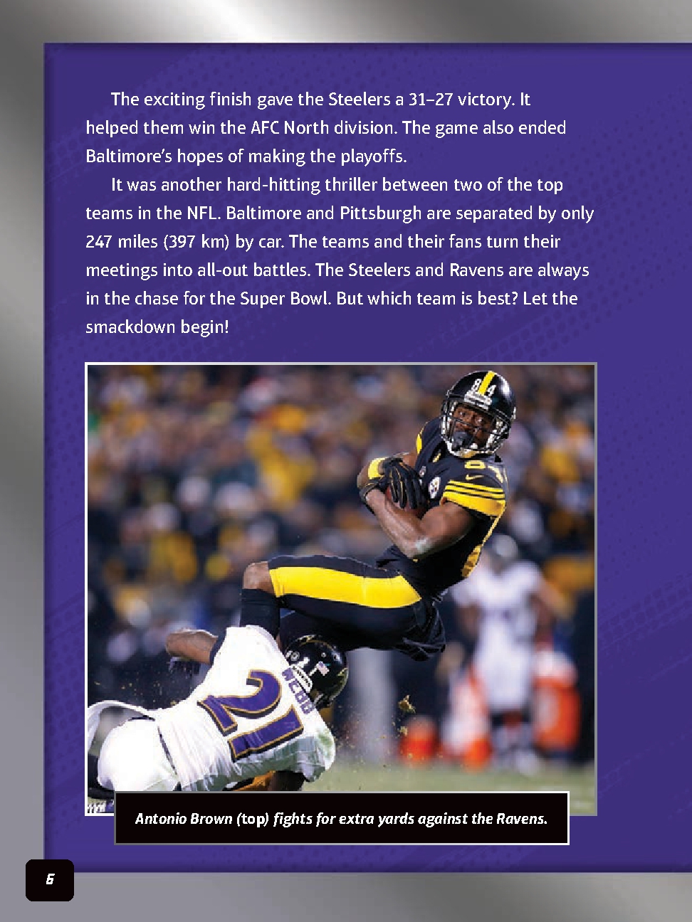 Baltimore Ravens vs. Pittsburgh Steelers