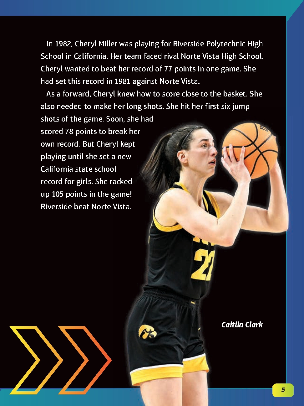 Caitlin Clark vs. Cheryl Miller