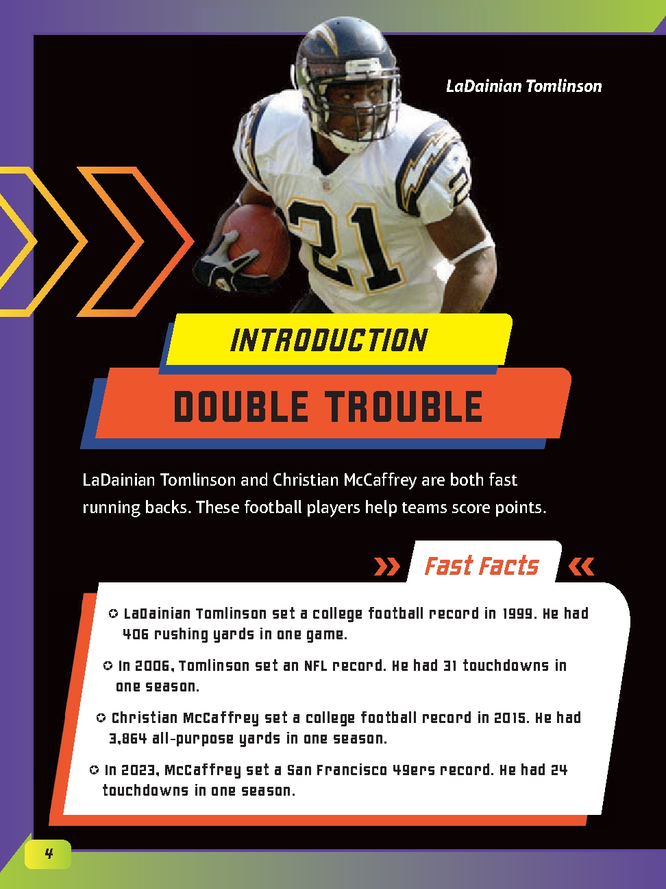 Christian McCaffrey vs. LaDainian Tomlinson