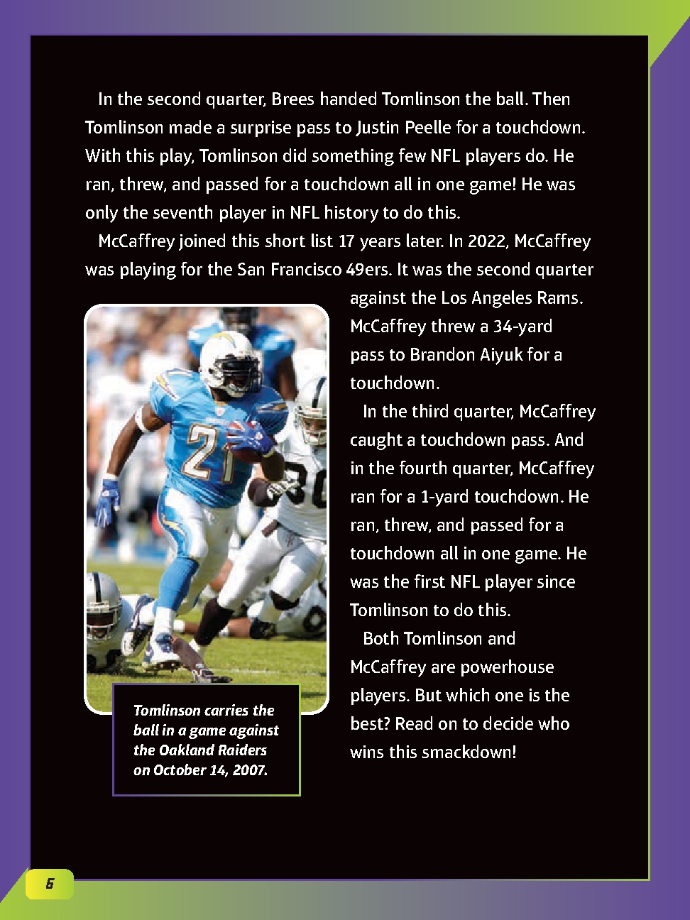 Christian McCaffrey vs. LaDainian Tomlinson