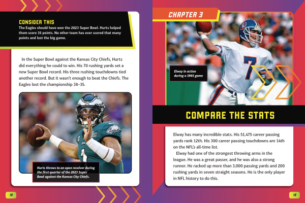 Jalen Hurts vs. John Elway