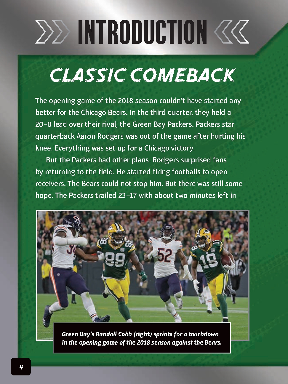 Chicago Bears vs. Green Bay Packers