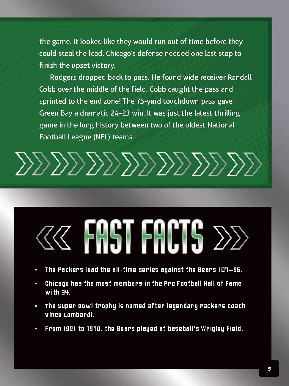 Chicago Bears vs. Green Bay Packers