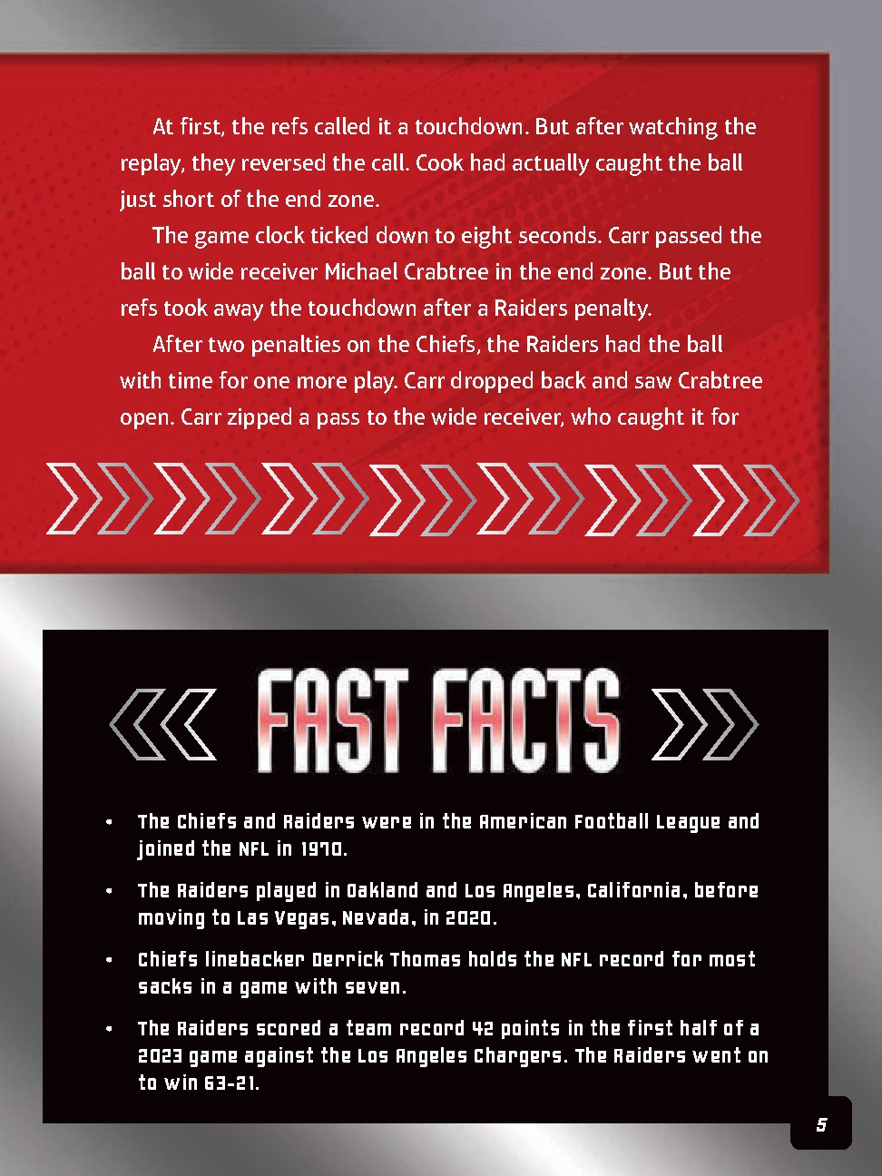 Kansas City Chiefs vs. Las Vegas Raiders