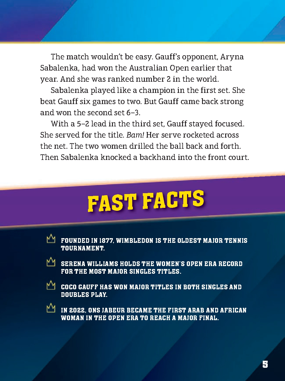 Women's Professional Tennis