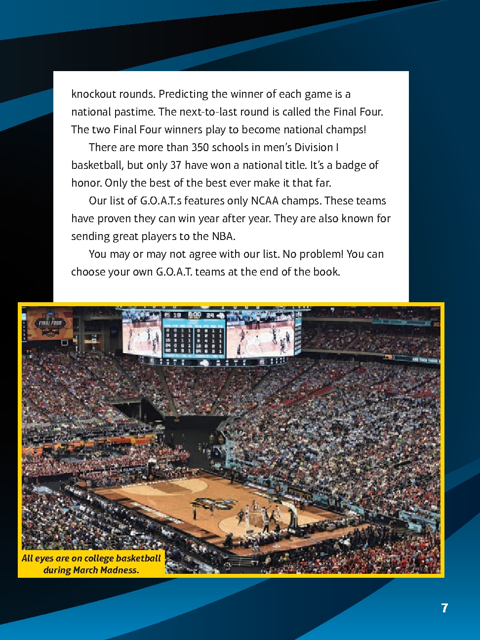 G.O.A.T. College Men's Basketball Teams