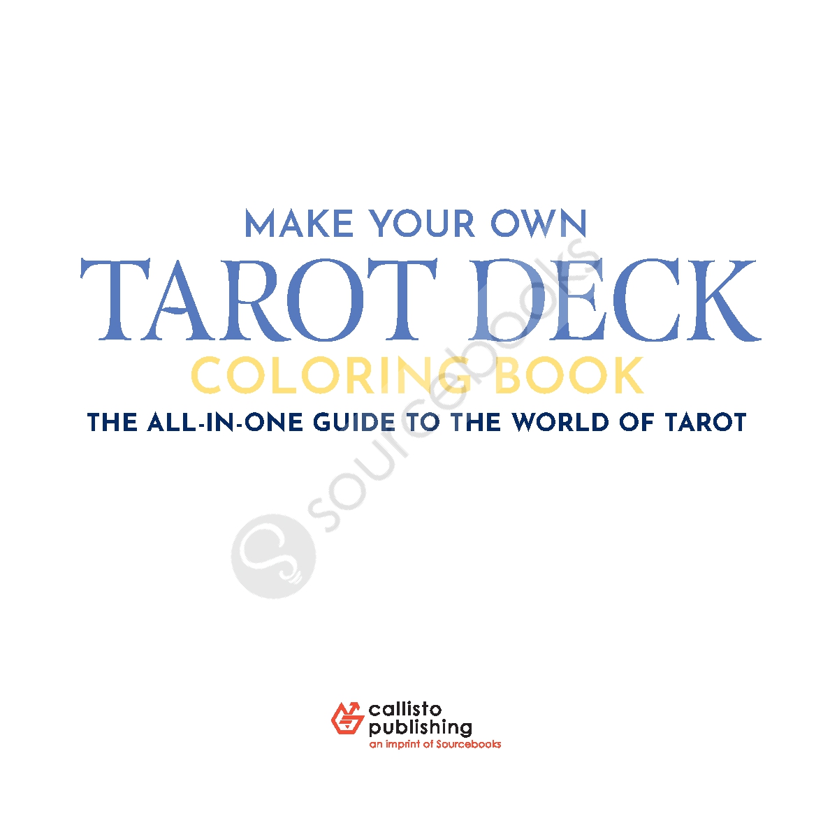 Make Your Own Tarot Deck Coloring Book