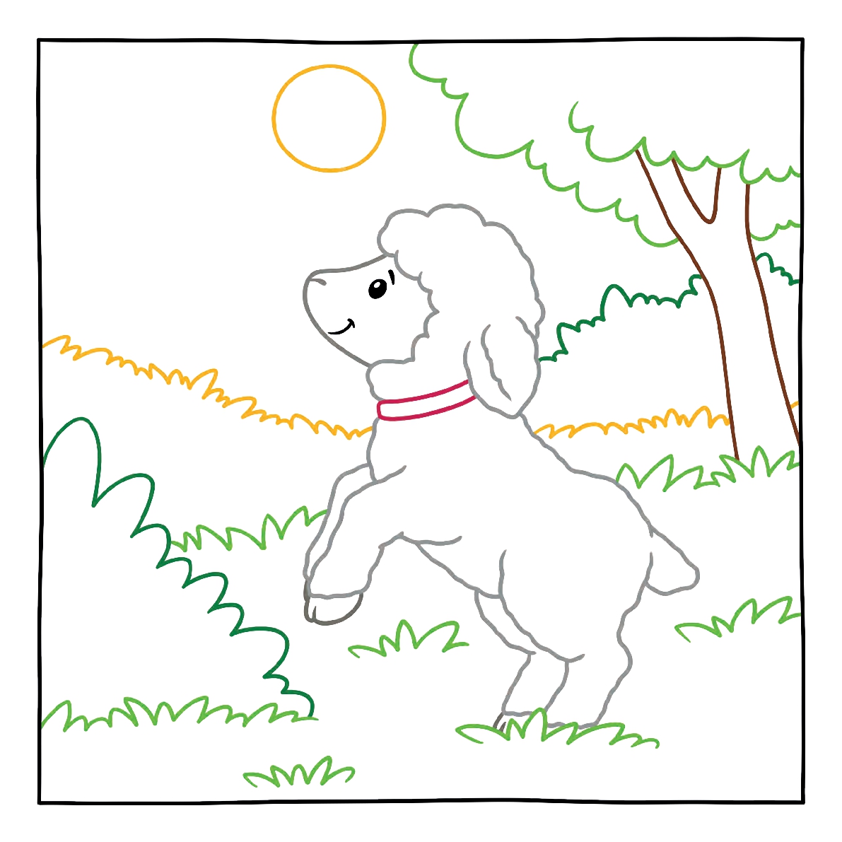 Magic Paper Coloring Book: Easter Bunny and Friends