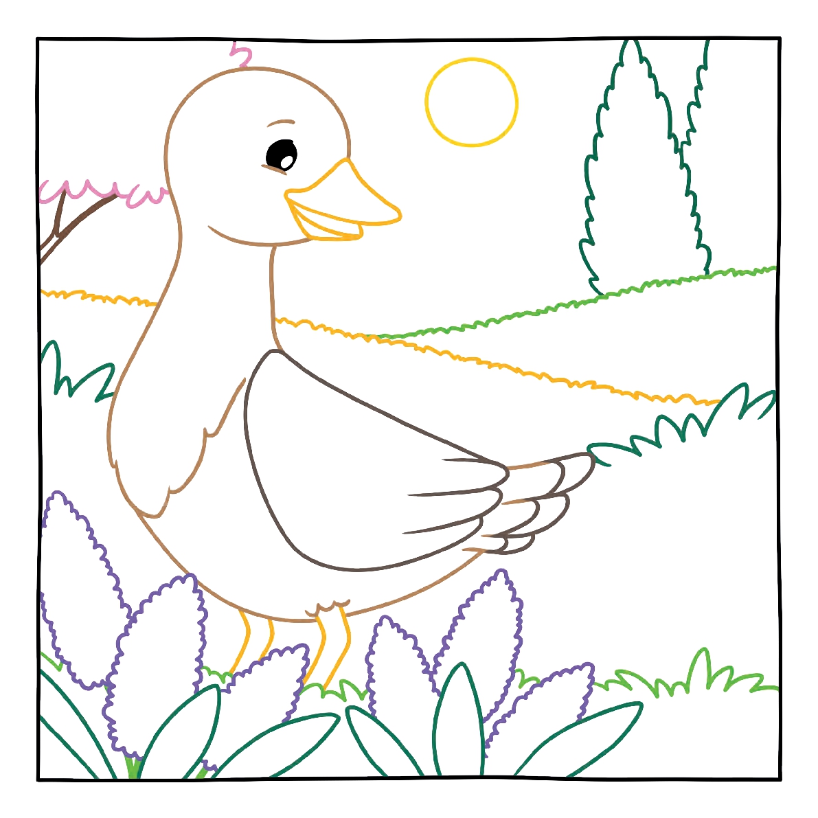 Magic Paper Coloring Book: Easter Bunny and Friends