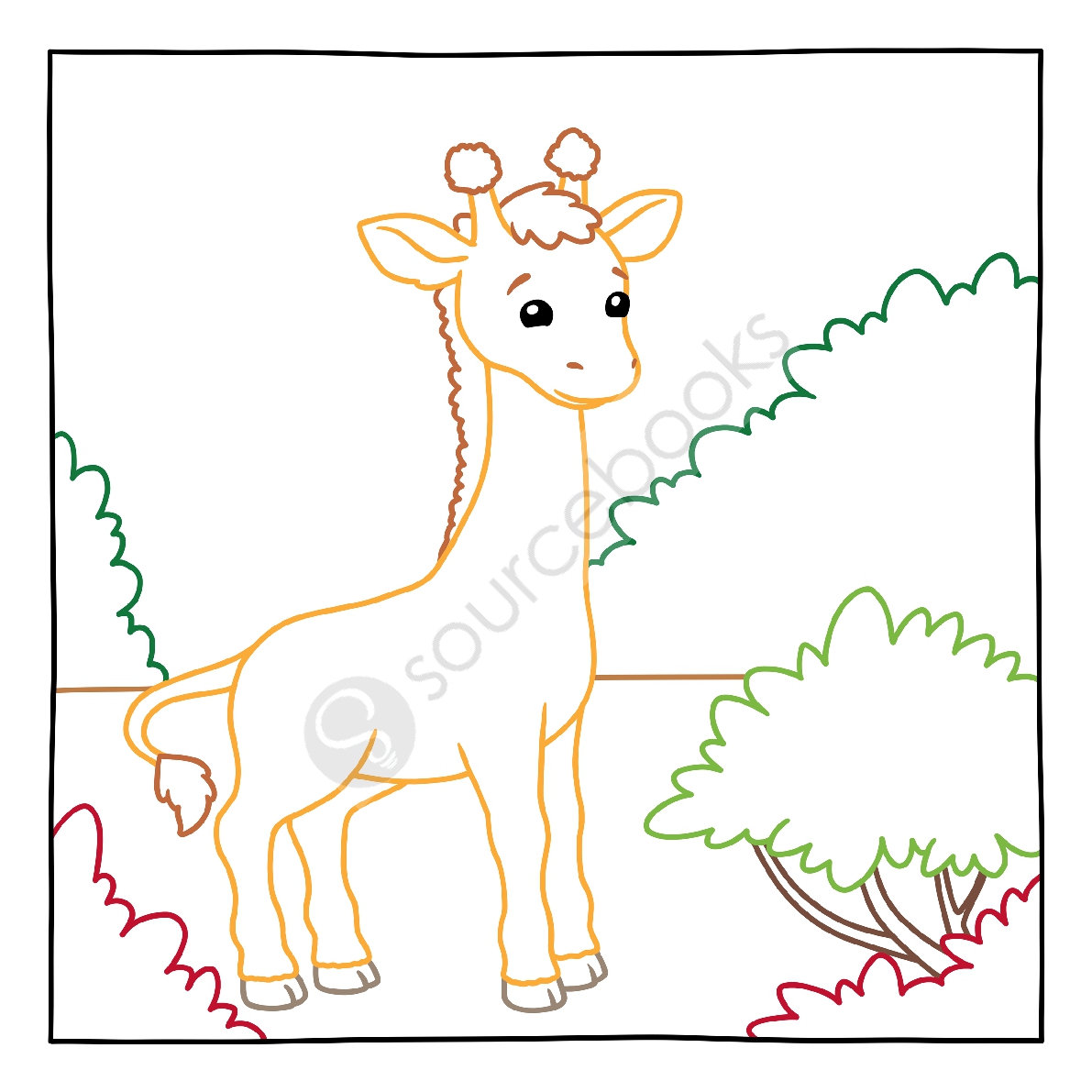 Magic Paper Coloring Book: Baby Animals