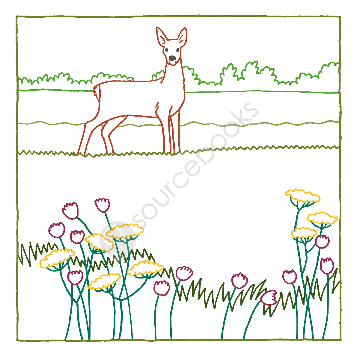 Magic Paper Coloring Book: Nature