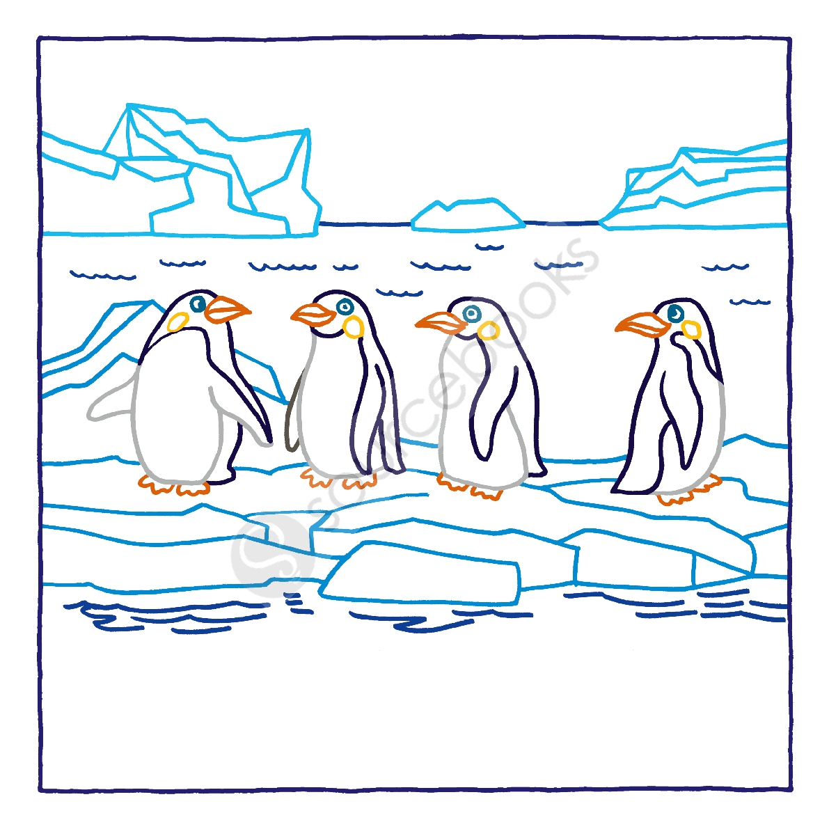 Magic Paper Coloring Book: Nature