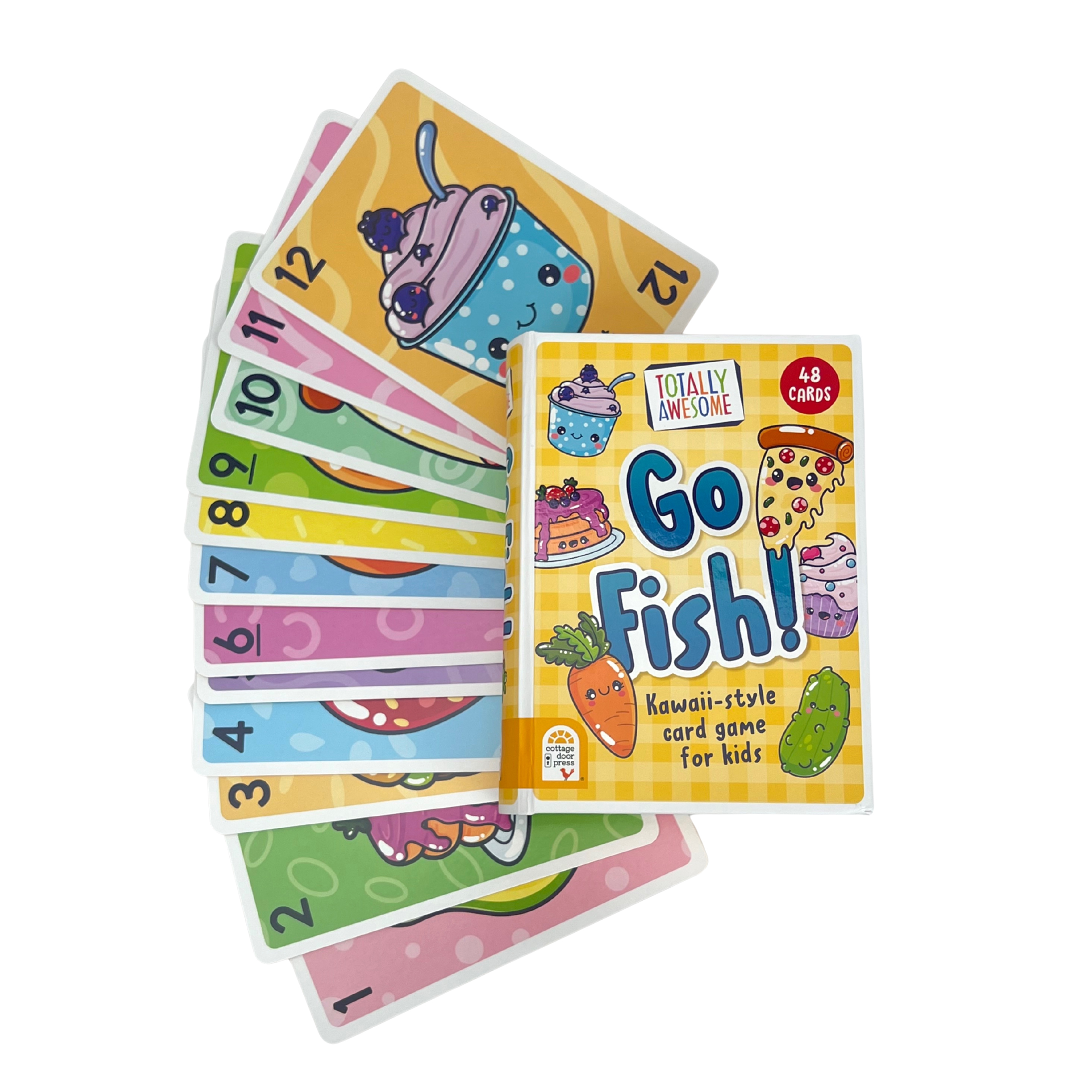 Totally Awesome Go Fish Kawaii Style Card Game for Kids