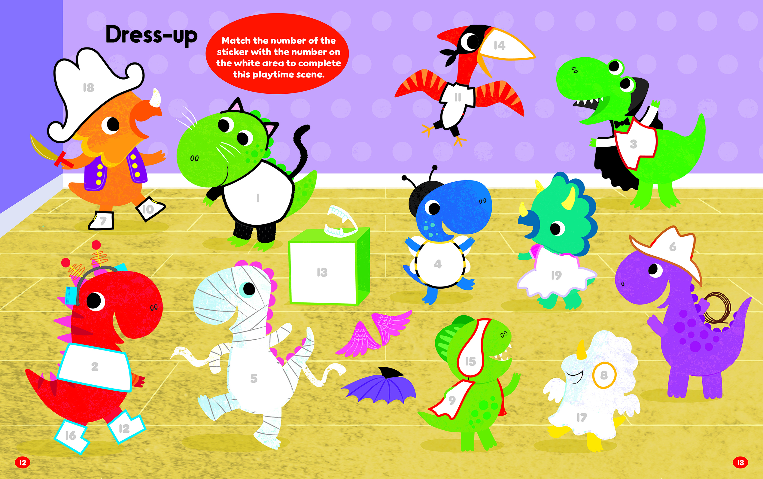 Dinos Love Stickers Activity Book