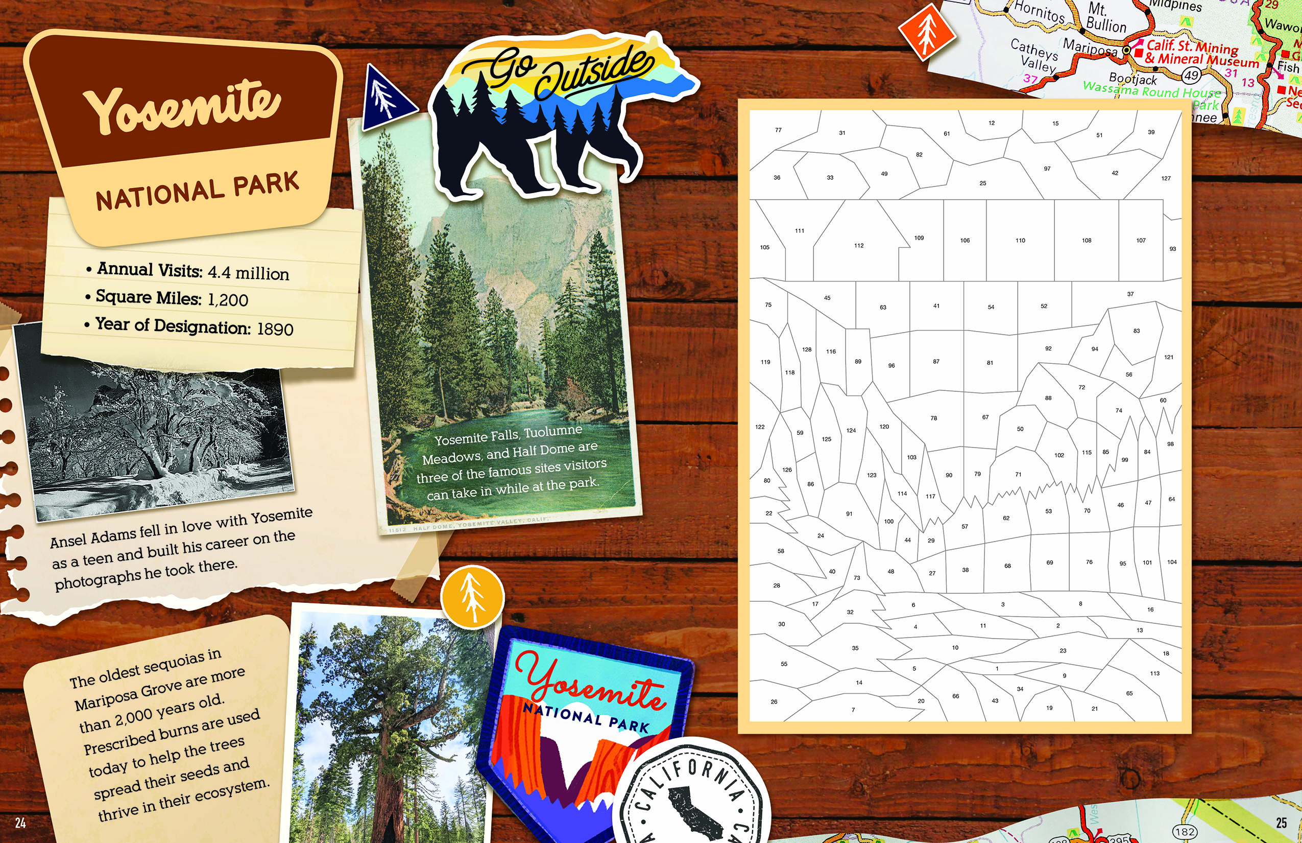 Sticker by Number National Parks