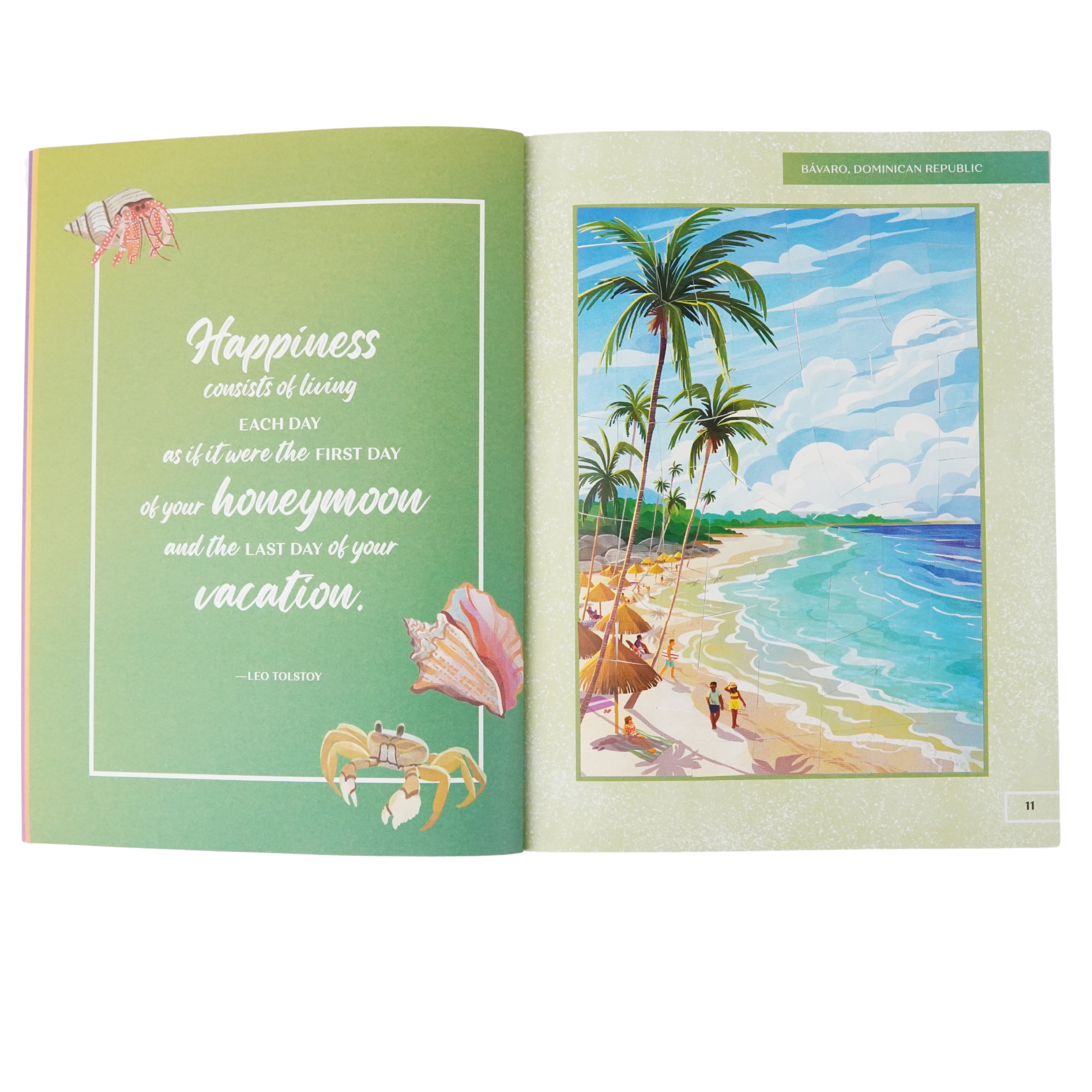 Sticker by Number Beach Vacation