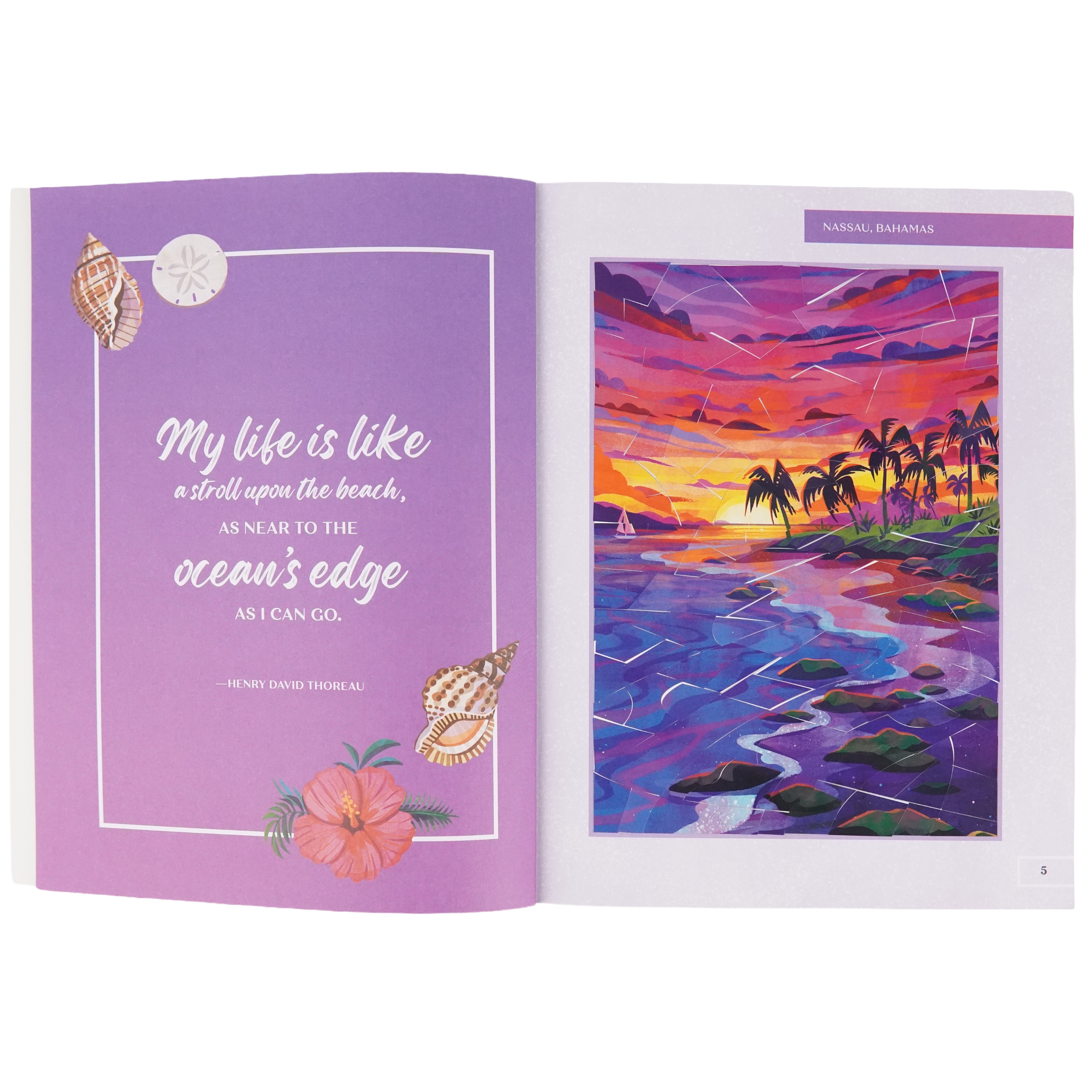 Sticker by Number Beach Vacation