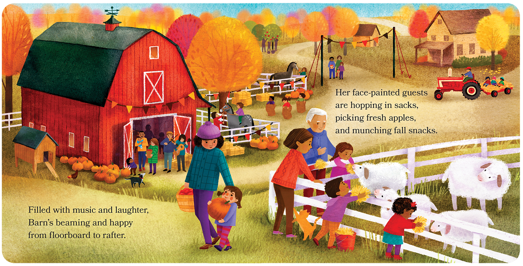 Barn in Fall: Festival Fun on the Farm