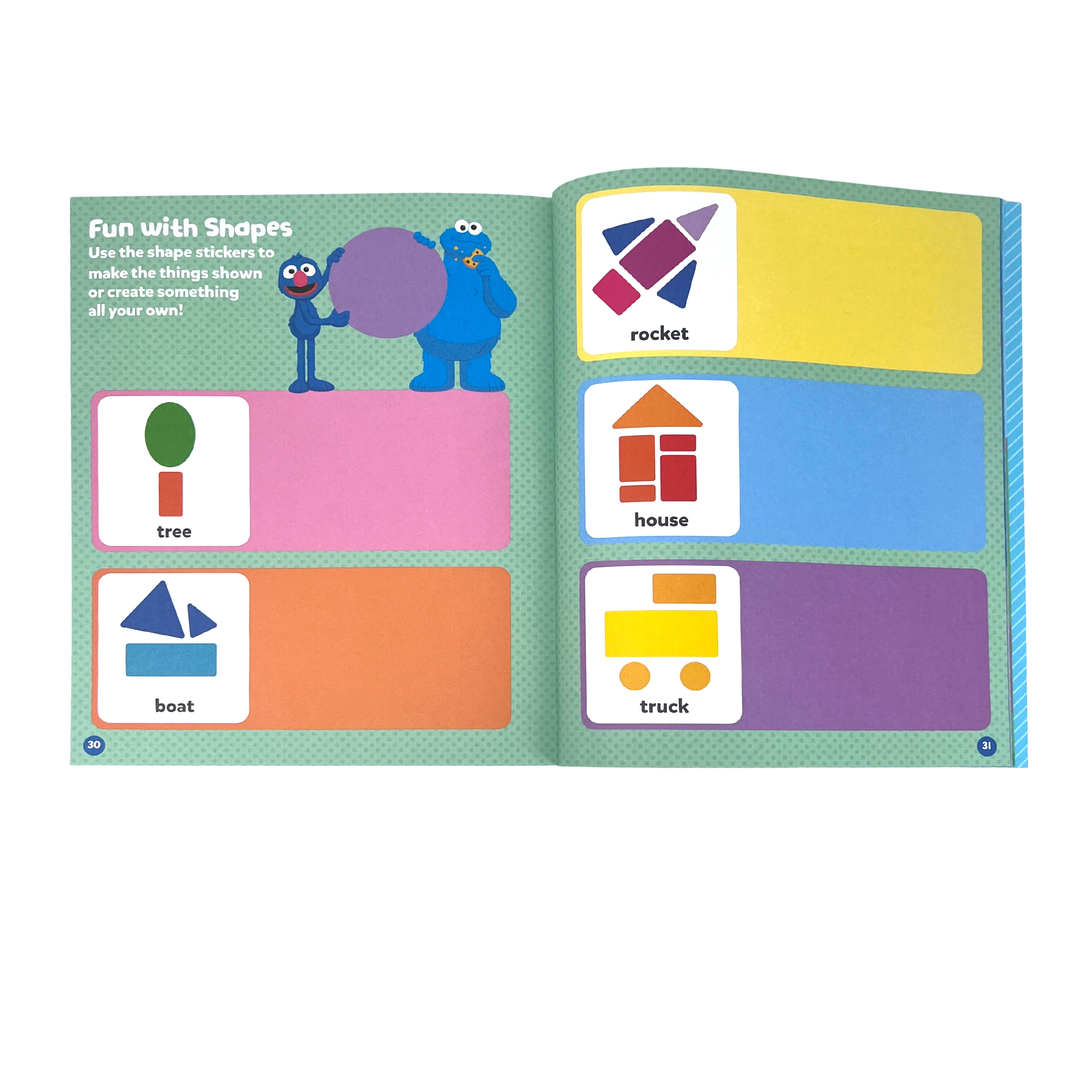 Sesame Street Toddler Sticker Activity Book