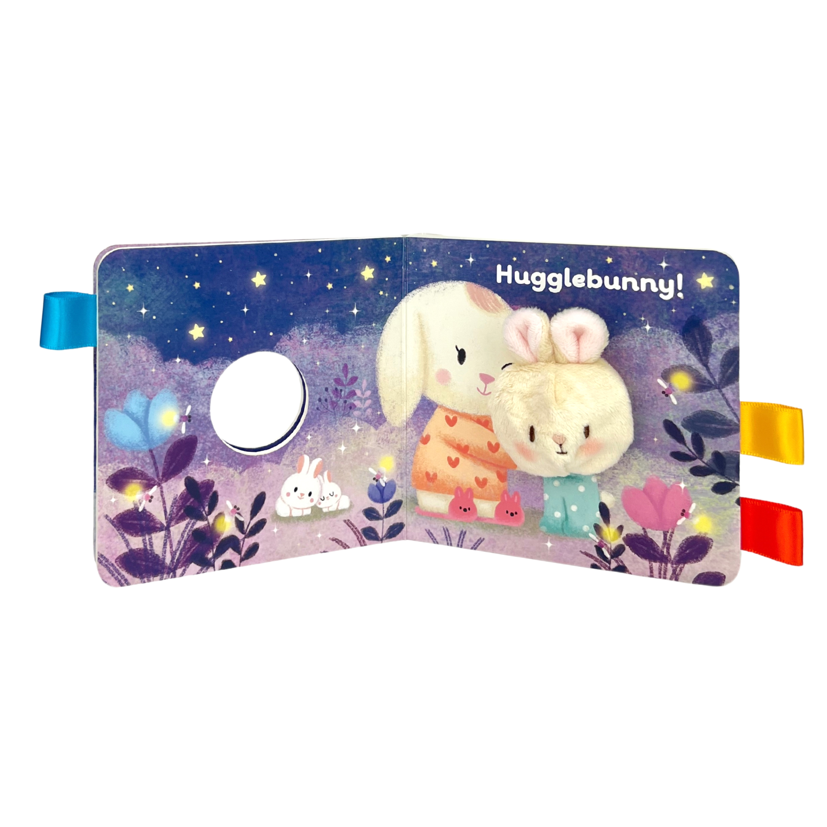 Snuggle Bunny Crinkle Puppet Book