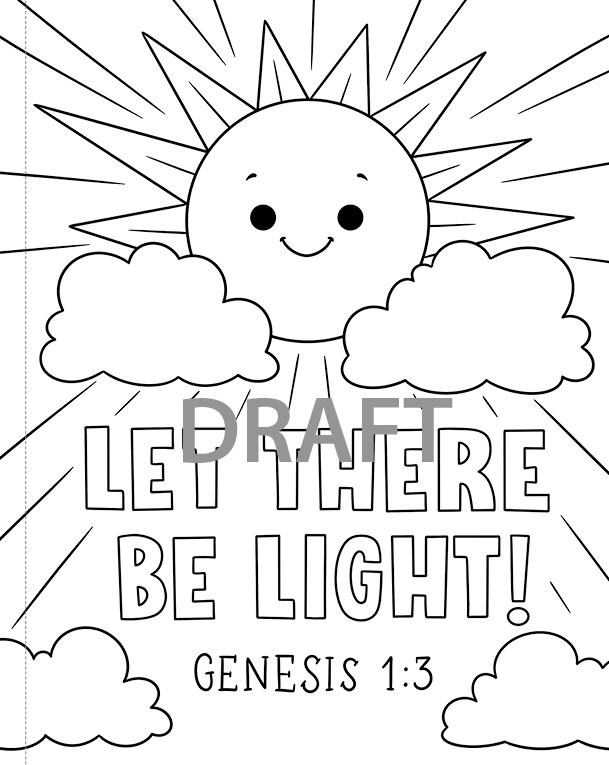 Bible Coloring Book with Stickers