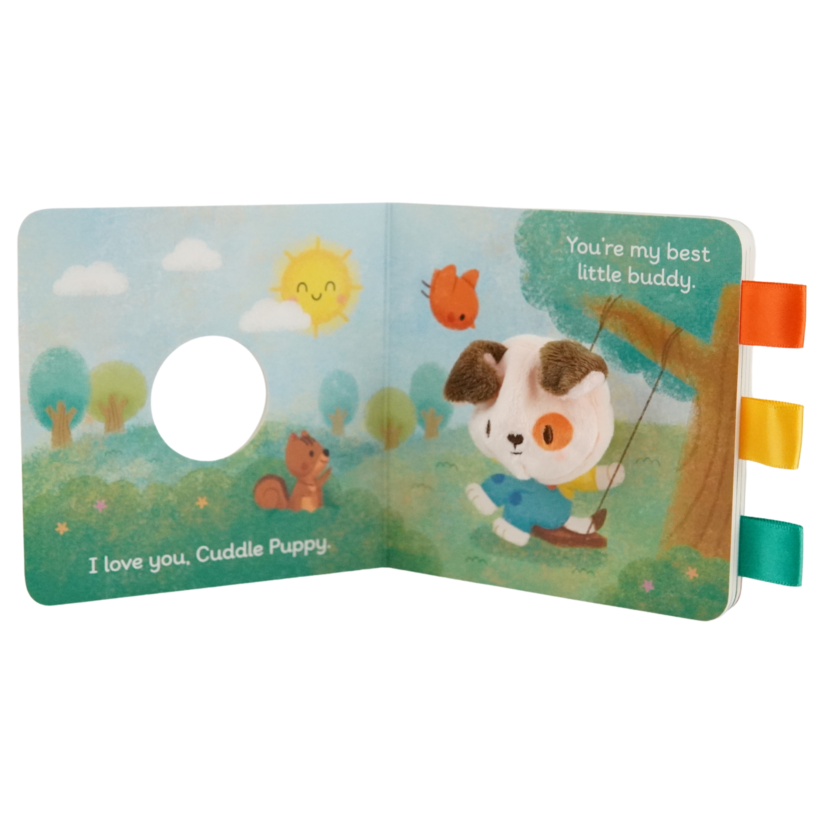 Cuddle Puppy Crinkle Puppet Book