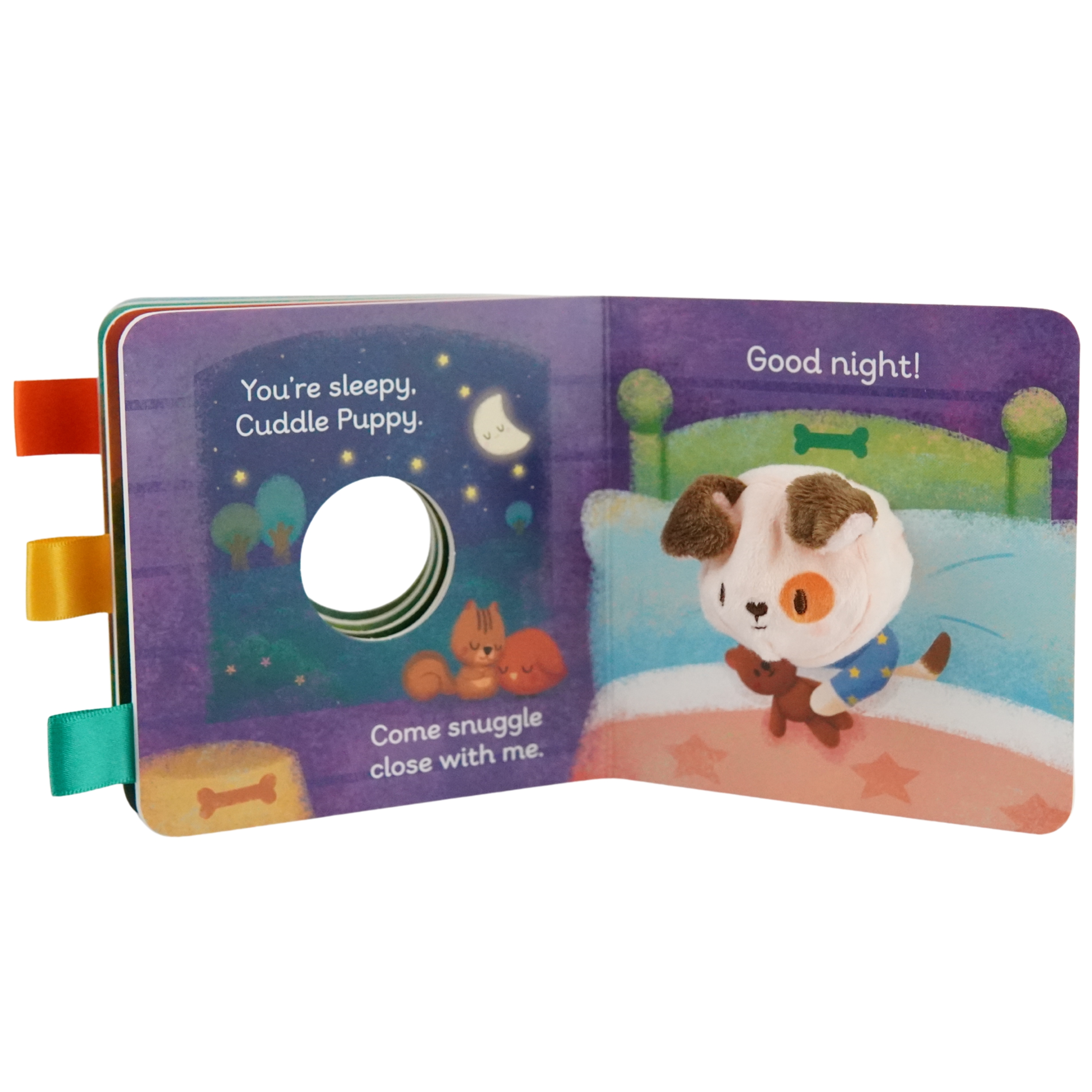 Cuddle Puppy Crinkle Puppet Book