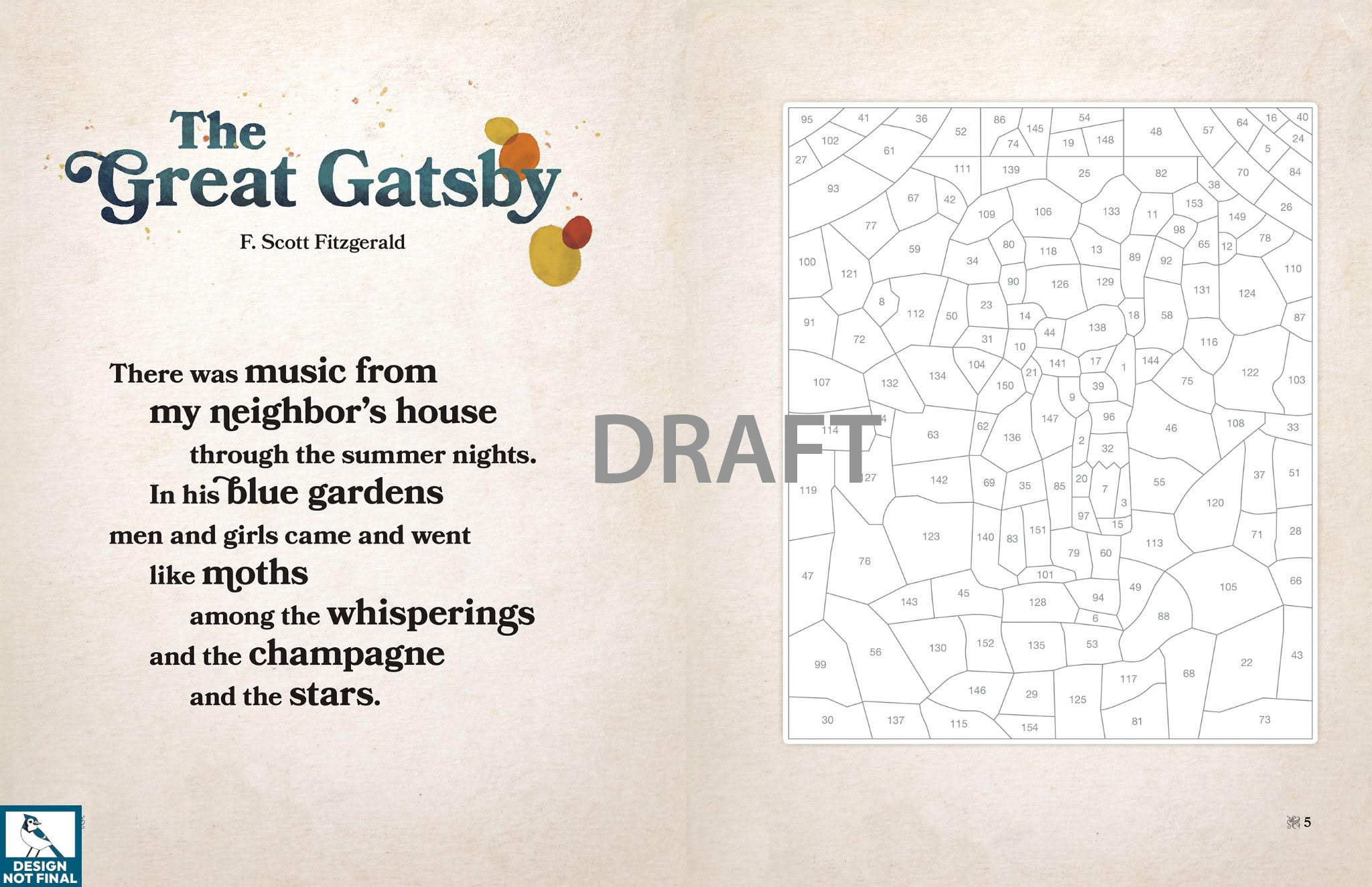 Sticker By Number Literary Classics