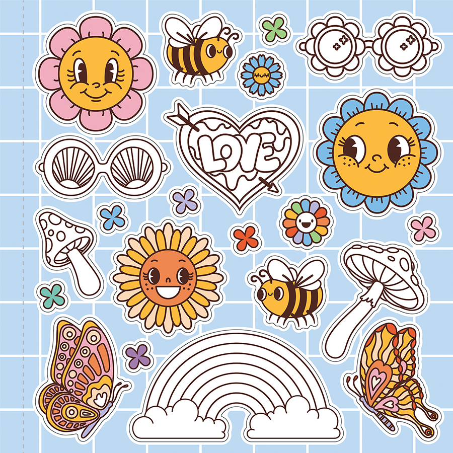 Cozy Coloring Good Vibes