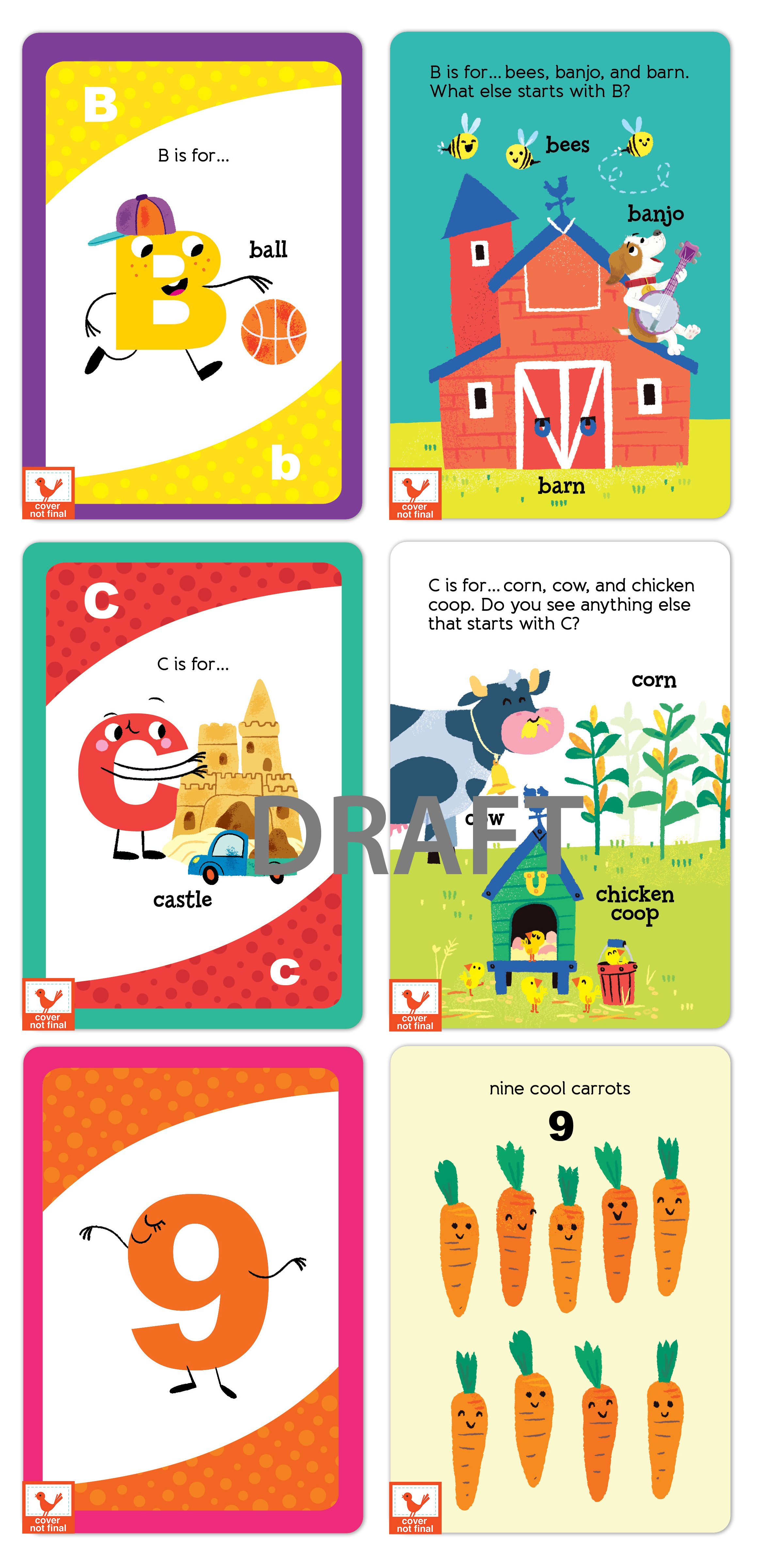 ABC 123 Flash Cards for Kids