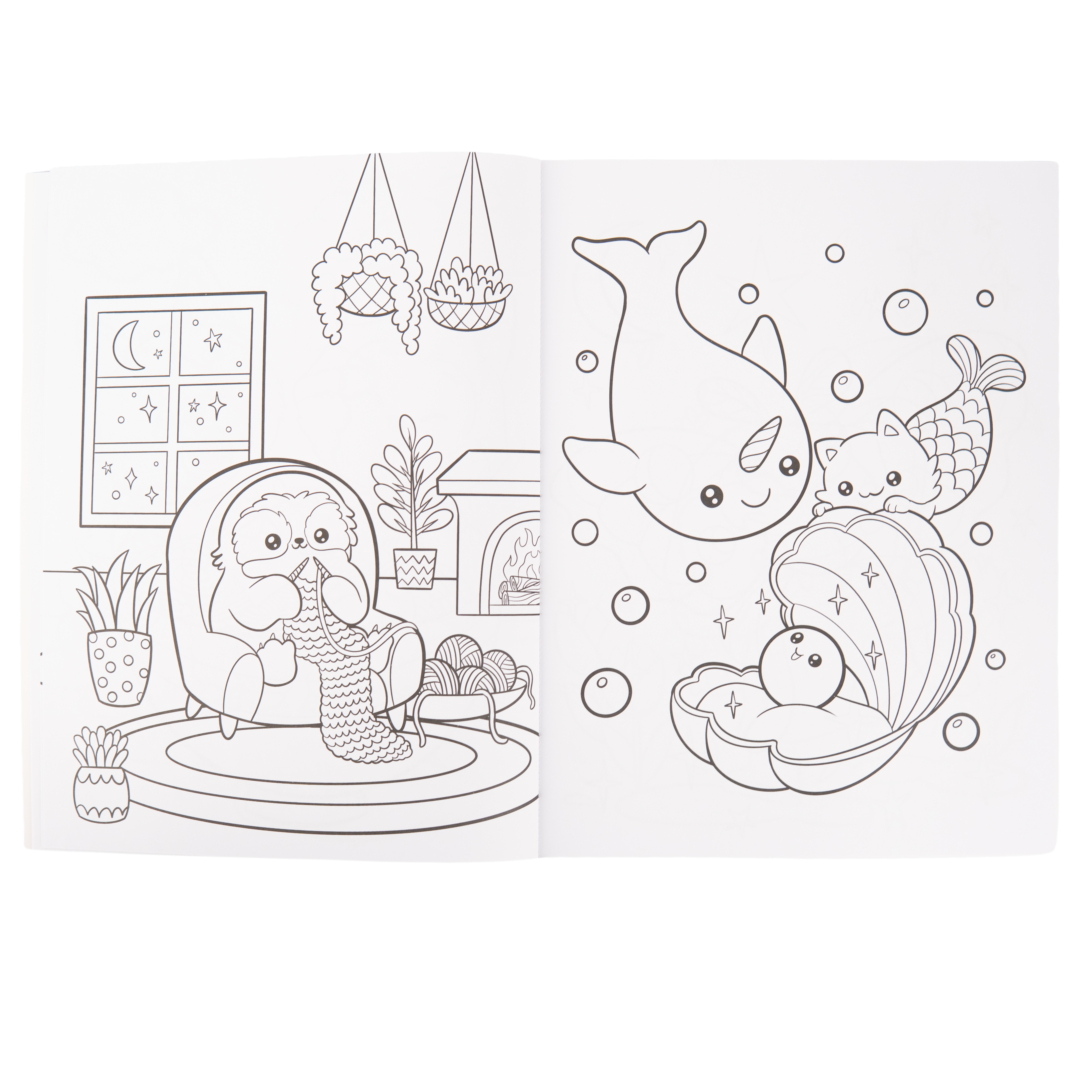 Totally Awesome Too Cute Coloring Book with Stickers