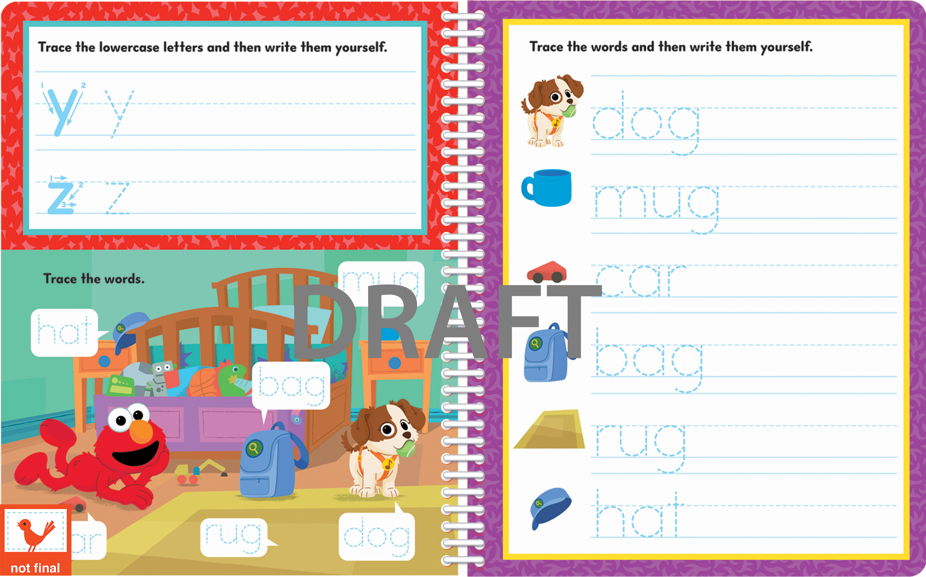 Sesame Street Write & Erase ABC and 123