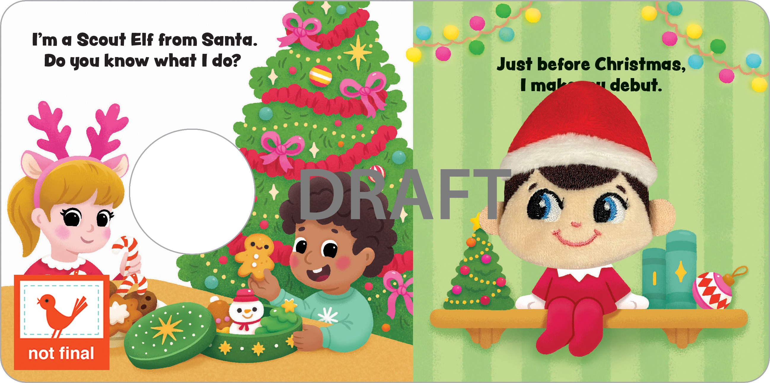 Elf on the Shelf Hello, Scout Elf! Puppet Book