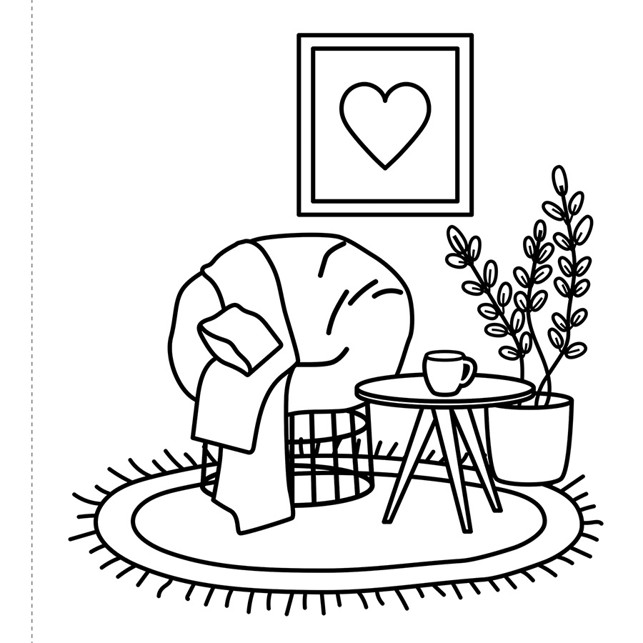 Cozy Coloring Hygge