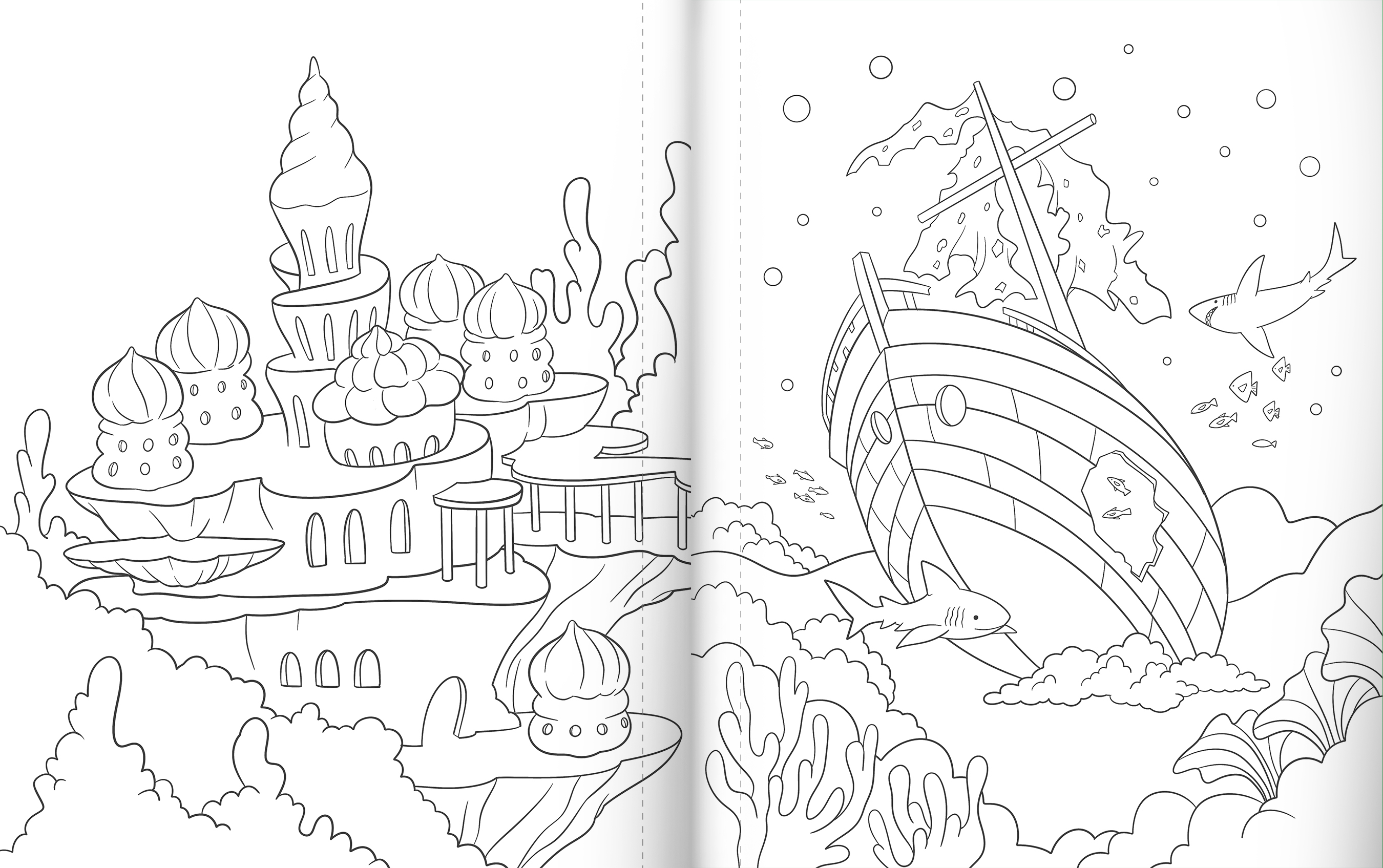 Totally Awesome Mermaid Coloring Book