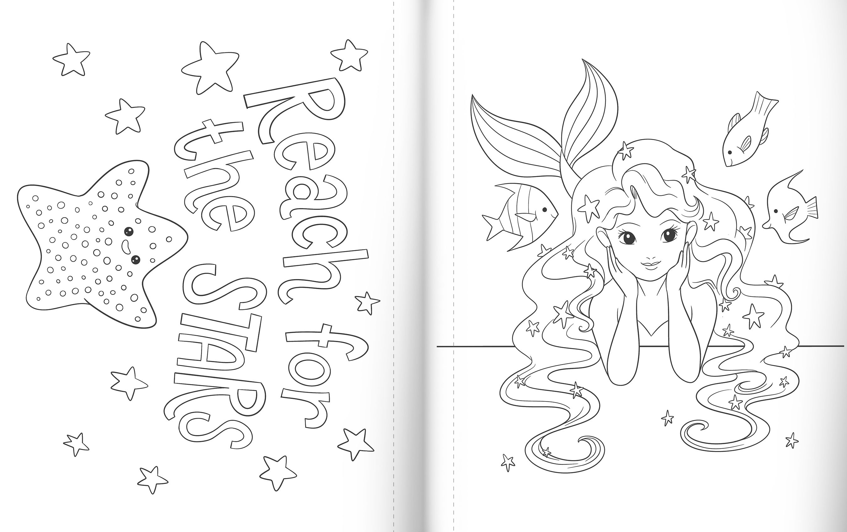 Totally Awesome Mermaid Coloring Book
