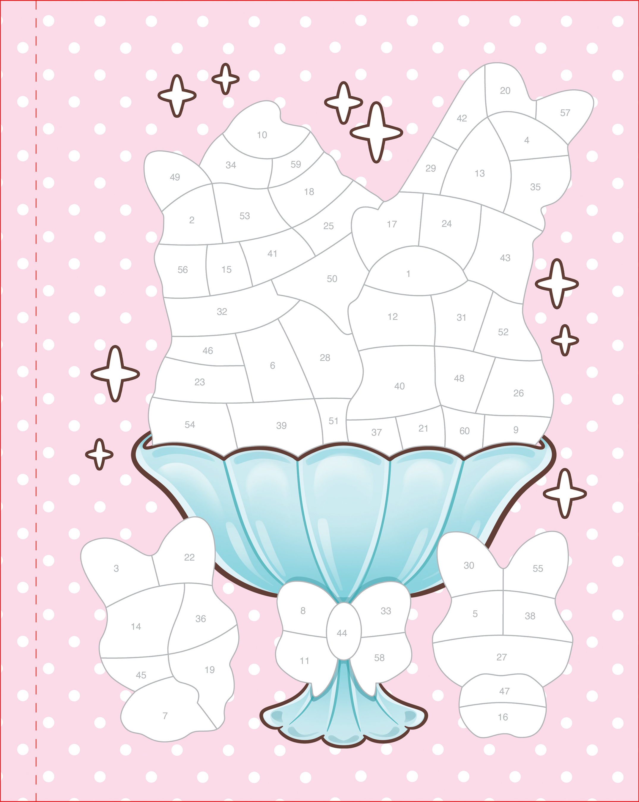 Sticker By Number Too Fluffy!