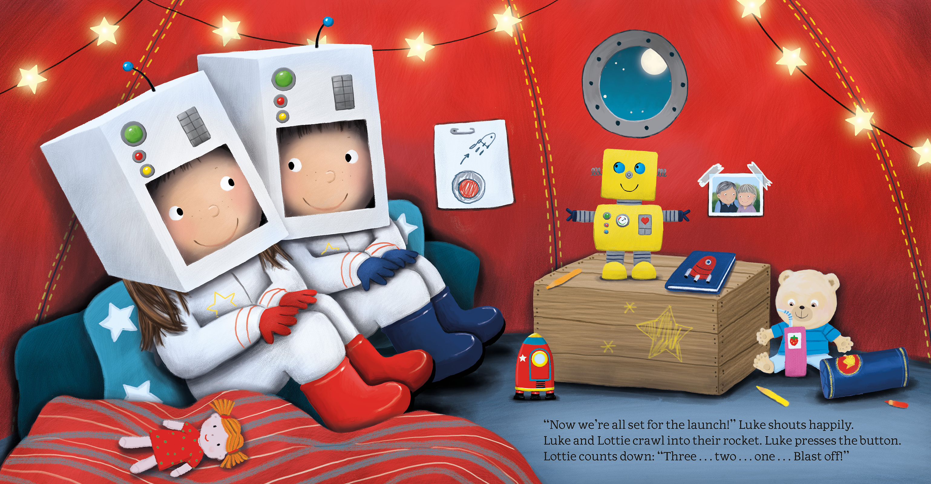 Luke and Lottie. The Moon and Stars!
