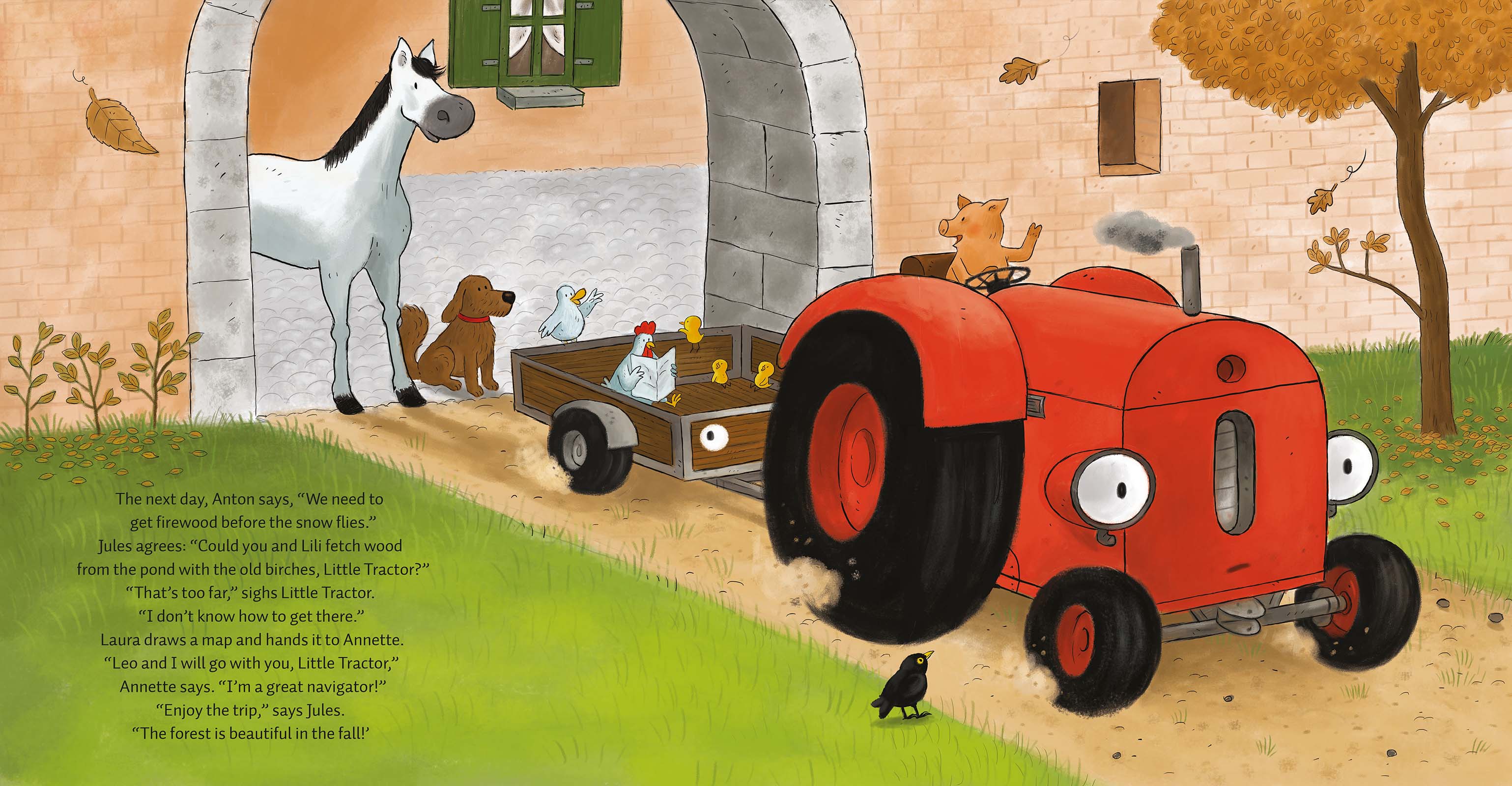 Little Tractor in the Fall