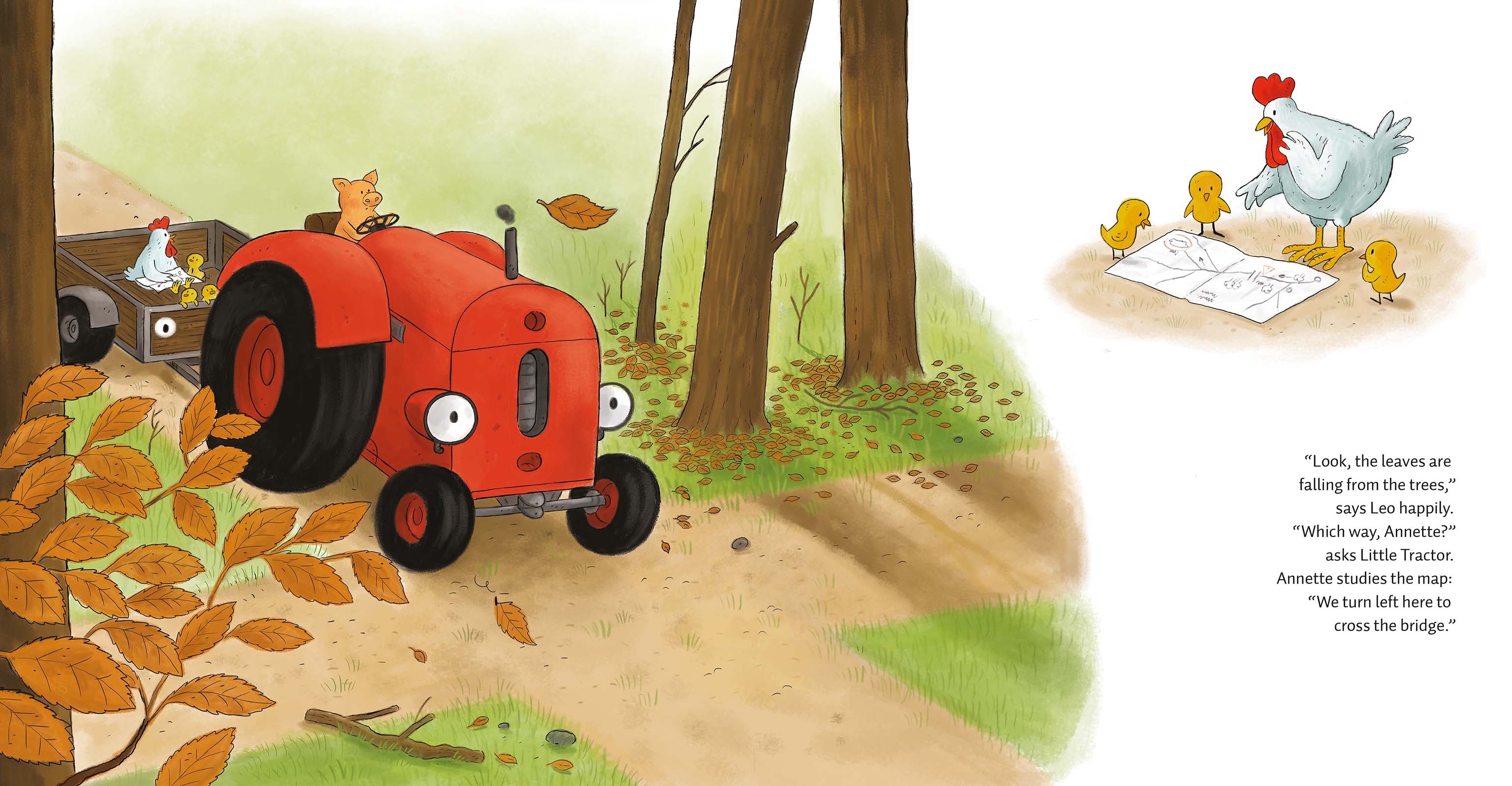 Little Tractor in the Fall