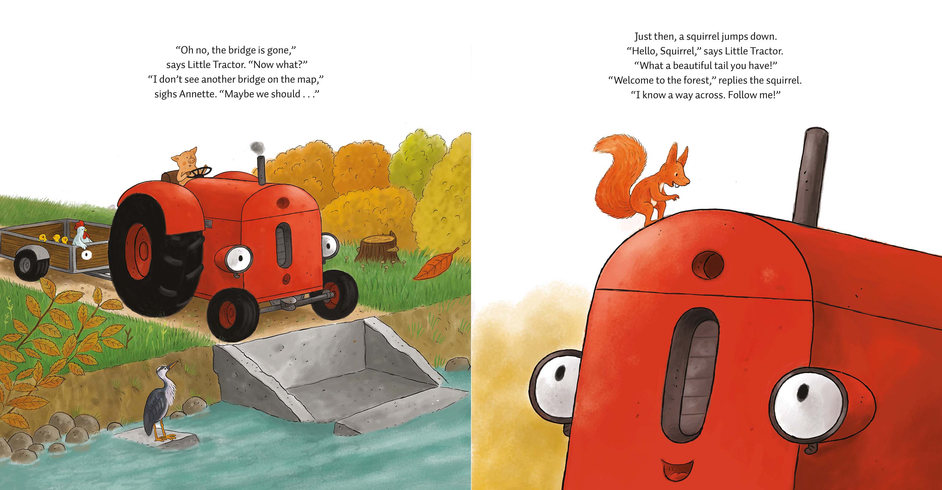 Little Tractor in the Fall